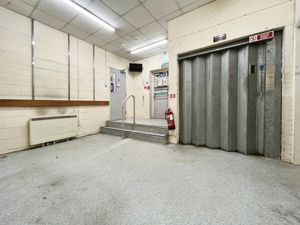 Internal Goods Elevator- click for photo gallery